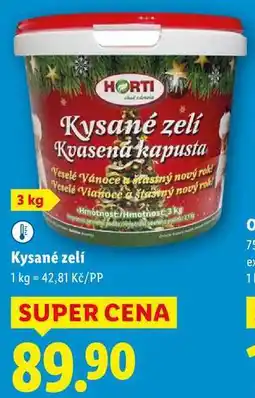Lidl Kysané zelí, 3 kg nabídka