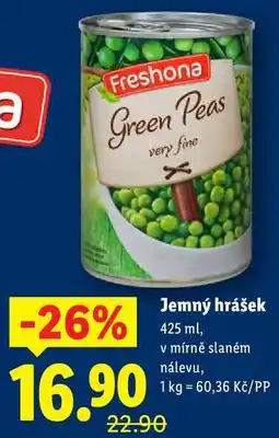 Lidl Jemný hrášek, 425 ml nabídka
