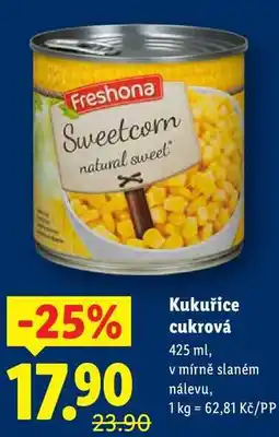 Lidl Kukuřice cukrová, 425 ml nabídka