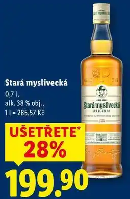 Lidl Stará myslivecká, 0,7 l nabídka