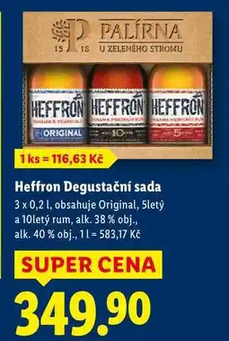 Lidl Heffron Degustační sada, 3x 0,2 l nabídka