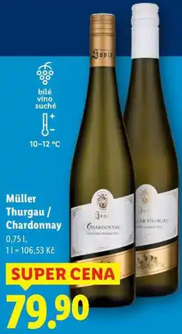 Lidl Müller Thurgau/Chardonnay, 0,75 l nabídka