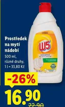 Lidl Prostředek na mytí nádobí, 500 ml nabídka