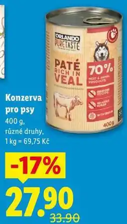 Lidl Konzerva pro psy, 400 g nabídka