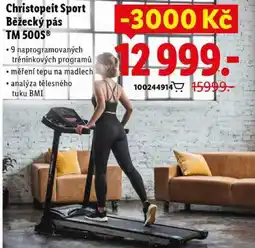 Lidl Christopeit Sport Běžecký pás TM 500S nabídka