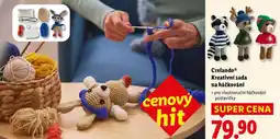 Lidl Crelando Kreativní sada na háčkování nabídka