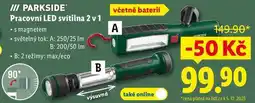 Lidl Pracovní LED svítilna 2 v 1 nabídka