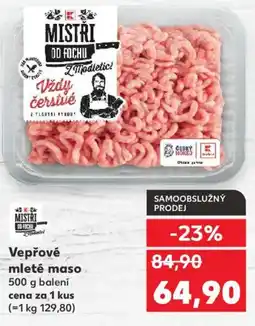 Kaufland Vepřové mleté maso nabídka