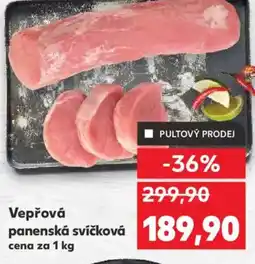 Kaufland Vepřová panenská svíčková nabídka