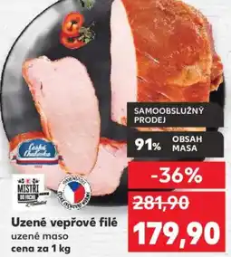 Kaufland Uzené vepřové filé nabídka