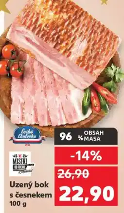 Kaufland Uzený bok s česnekem nabídka