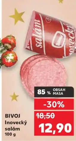 Kaufland BIVOJ Inovecký salám nabídka
