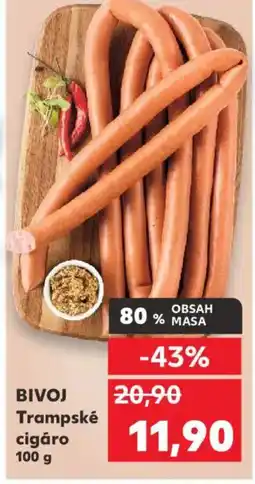 Kaufland BIVOJ Trampské cigáro nabídka