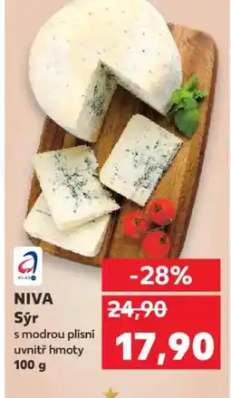 Kaufland NIVA Sýr nabídka
