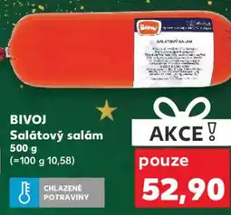 Kaufland BIVOJ Salátový salám nabídka