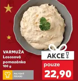 Kaufland VARMUŽA Lososová pomazánka nabídka