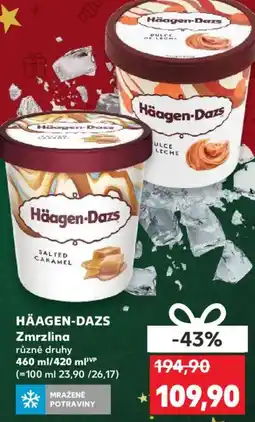 Kaufland HÄAGEN-DAZS Zmrzlina nabídka