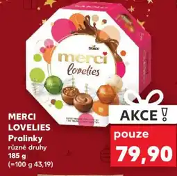 Kaufland MERCI LOVELIES Pralinky nabídka