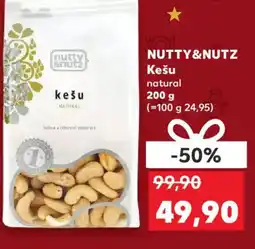 Kaufland NUTTY&NUTZ Kešu natural nabídka