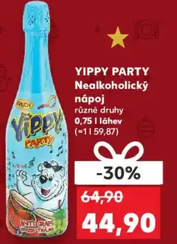 Kaufland YIPPY PARTY Nealkoholický nápoj nabídka