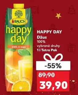 Kaufland HAPPY DAY Džus 100% nabídka