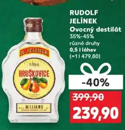Kaufland RUDOLF JELÍNEK Ovocný destilát 35%-45% nabídka