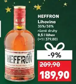Kaufland HEFFRON Lihovina 35%/38% nabídka