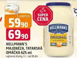 Trefa Hellmann's majonéza, tatarská omáčka 625ml, vybrané druhy nabídka