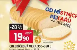 Trefa CHLEBÍČKOVÁ VEKA 350-360 g krájená balená nabídka