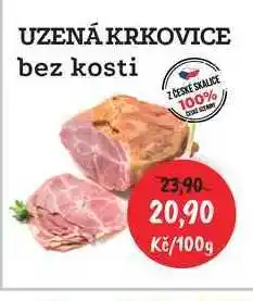 RABBIT řeznictví UZENÁ KRKOVICE bez kosti 100g nabídka