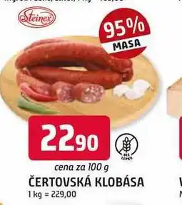 Trefa ČERTOVSKÁ KLOBÁSA 100g nabídka