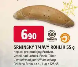 Trefa SRNÍNSKÝ TMAVÝ ROHLÍK 55 g nabídka