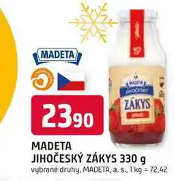 Trefa MADETA ZÁKYS JIHOČESKÝ ZÁKYS 330 g nabídka
