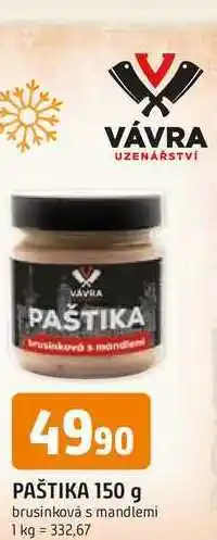 Trefa PAŠTIKA 150 g brusinková s mandlemi nabídka