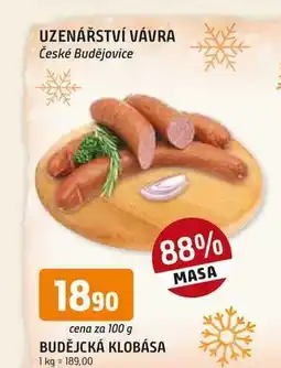 Trefa BUDĚJCKÁ KLOBÁSA 100g nabídka