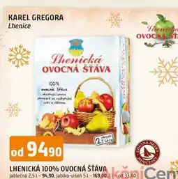 Trefa LHENICKÁ 100% OVOCNÁ ŠŤÁVA 2.5l nabídka