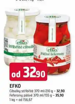 Trefa EFKO Cibulky stříbřité 370 ml/210 g nabídka