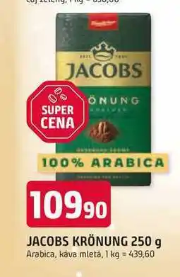 Trefa Jacobs Krönung Arabica mletá káva 250g nabídka