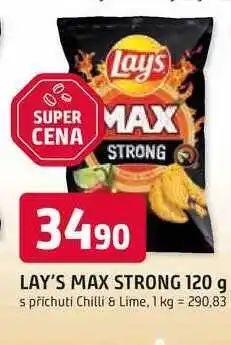 Trefa LAY'S MAX STRONG 120 g nabídka