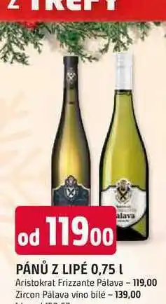 Trefa PÁNŮ Z LIPÉ 0,75l nabídka