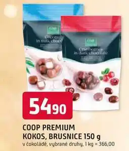 Trefa COOP PREMIUM KOKOS, BRUSNICE 150 g nabídka