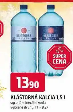 Trefa KLÁŠTORNÁ KALCIA 1,5 l nabídka