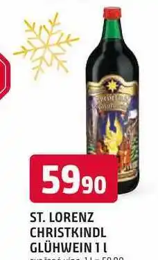 Trefa ST. LORENZ CHRISTKINDL GLÜHWEIN 1l nabídka