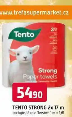 Trefa TENTO STRONG 2x 17 m kuchyňské role 3vrstvé nabídka