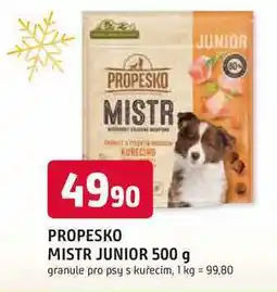 Trefa PROPESKO MISTR JUNIOR 500 g granule pro psy nabídka