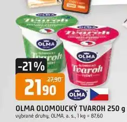 Trefa OLMA OLOMOUCKÝ TVAROH 250 g nabídka