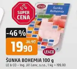 Trefa Le & Co Šunka bohemia 100g nabídka