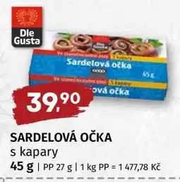 Terno SARDELOVÁ OČKA nabídka