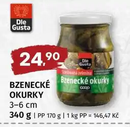 Terno BZENECKÉ OKURKY nabídka