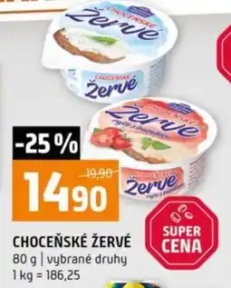 Terno Choceňské Žervé nabídka